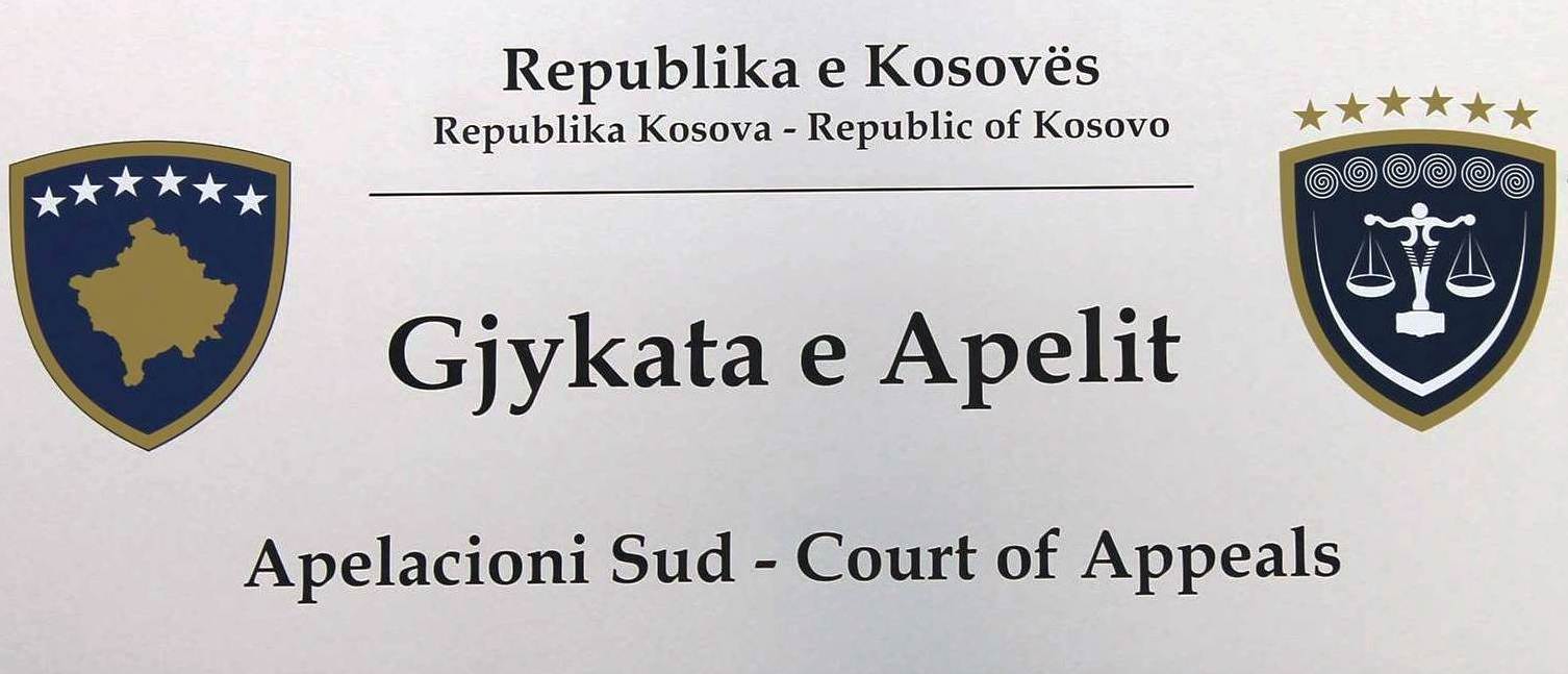Njoftim nga Gjykata e Apelit
