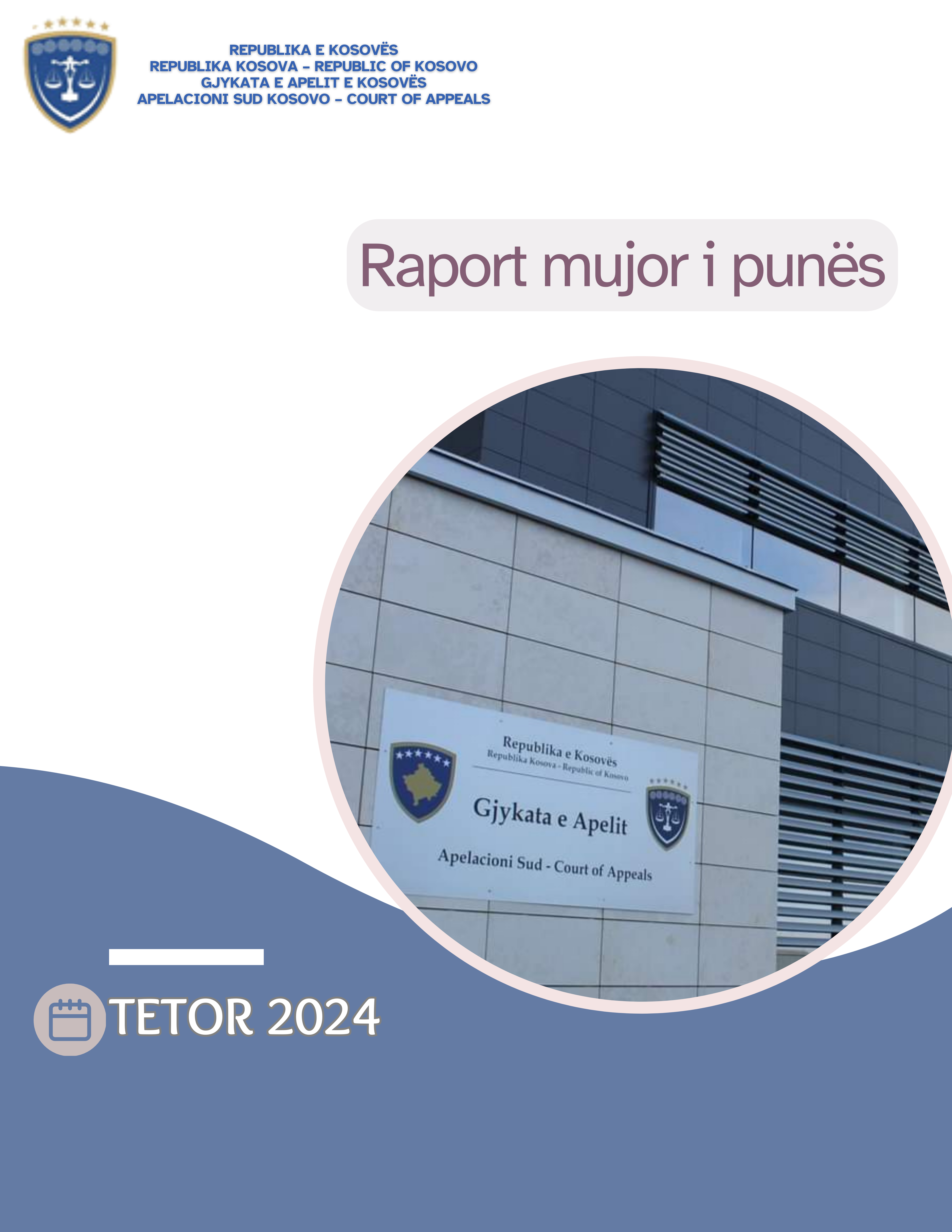 Gjykata e Apelit publikon raportin e punës për muajin tetor të vitit 2024